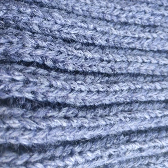 Scarf Infinity Hand Crafted  Blue Alpaca Bamboo Cowl Balaclava - Picture 11 of 16
